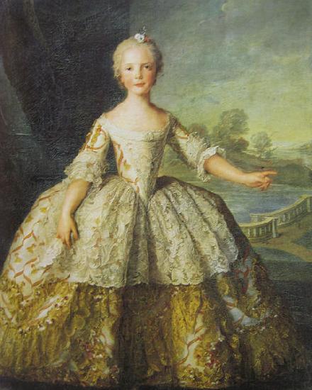 Jjean-Marc nattier Isabella de Bourbon, Infanta of Parma Norge oil painting art